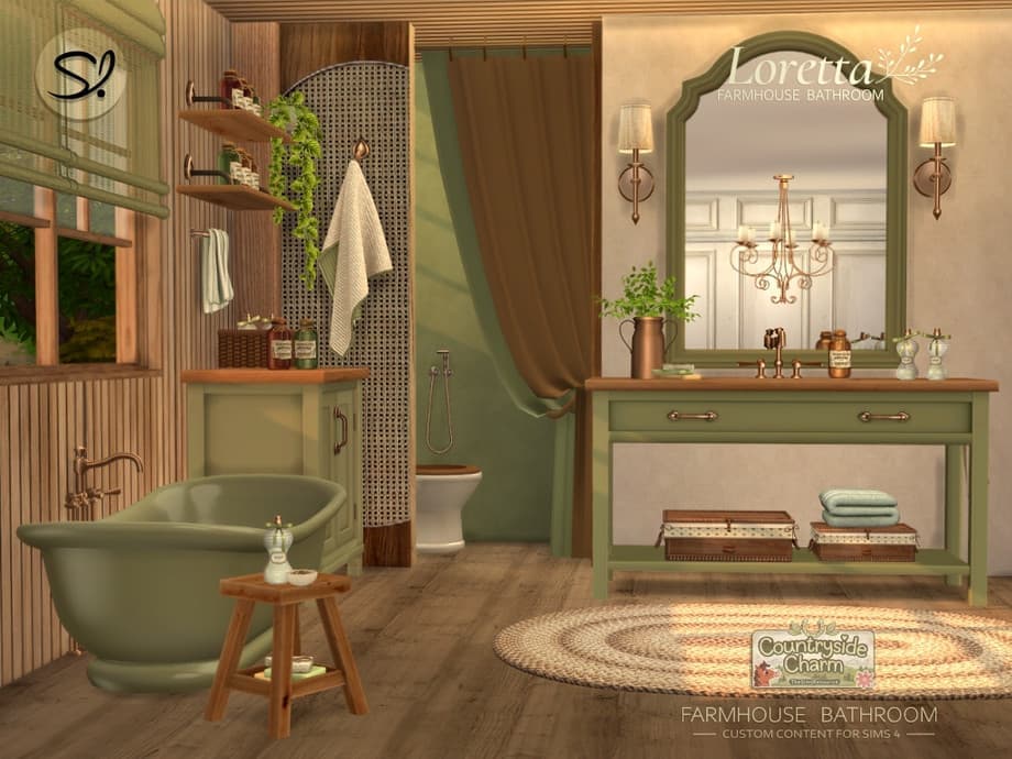 Галерея мода Набор для ванной Loretta Bathroom #1